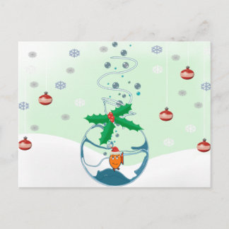 Postal Festiva Navidades Fish