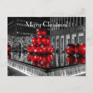 Postal Festiva Navidades Foto @ Rockefeller Center New York City
