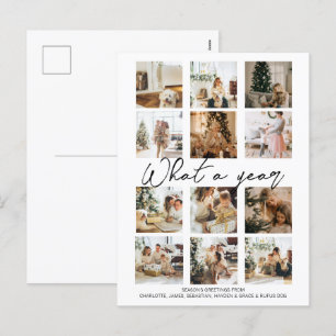 Postal Festiva Navidades fotográficos de qué año se personalizan