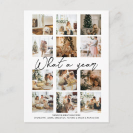 Postal Festiva Navidades fotográficos de qué año se personalizan