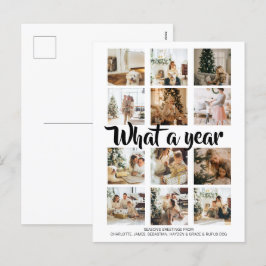 Postal Festiva Navidades fotográficos de qué año se personalizan