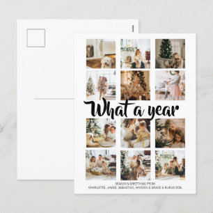 Postal Festiva Navidades fotográficos de qué año se personalizan
