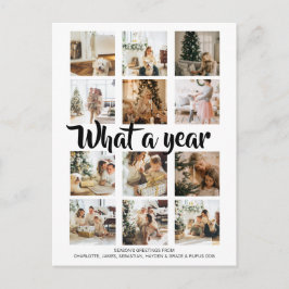 Postal Festiva Navidades fotográficos de qué año se personalizan