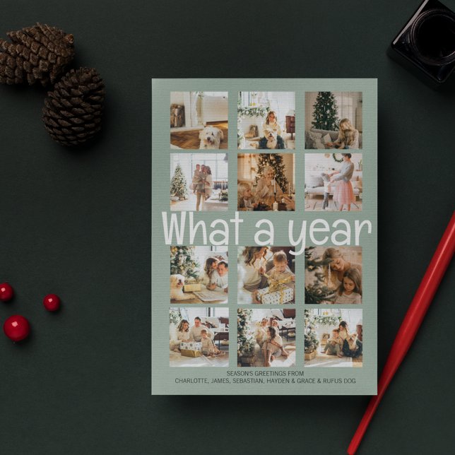 Postal Festiva Navidades fotográficos de qué año se personalizan (Subido por el creador)