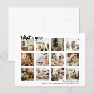 Postal Festiva Navidades fotográficos de qué año se personalizan