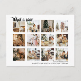 Postal Festiva Navidades fotográficos de qué año se personalizan