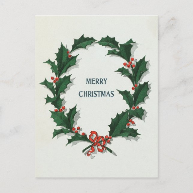 Postal Festiva Navidades fueron (Anverso)