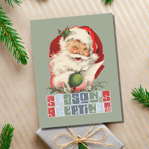 Postal Festiva Navidades ganadores de la temporada Santa