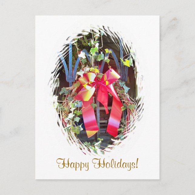 POSTAL FESTIVA NAVIDADES GARLAND (Anverso)