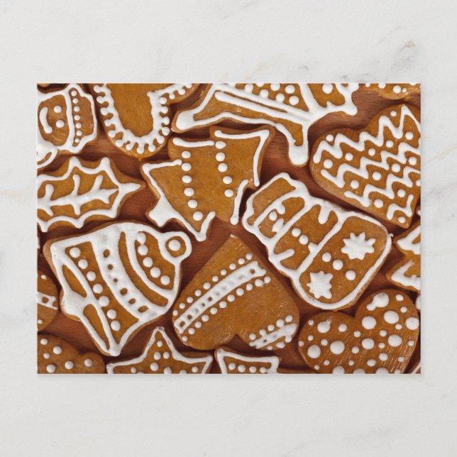 Postal Festiva Navidades Ginger Cookies (Anverso)