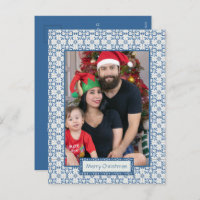 Navidades grill y flores pétalos marco