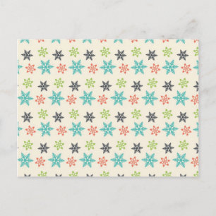 Postal Festiva Navidades Guay Retro festejos Pastel de copas de n