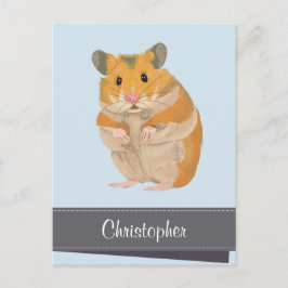 Postal Festiva Navidades Hammy Navidades Hamster