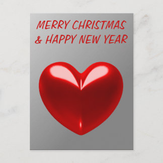POSTAL FESTIVA NAVIDADES HEART