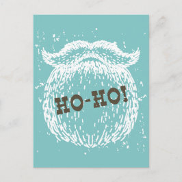 Postal Festiva Navidades Ho-Ho Holiday Santa Noel