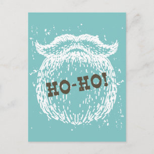 Postal Festiva Navidades Ho-Ho Holiday Santa Noel
