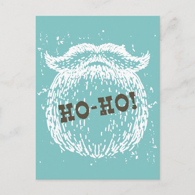 Postal Festiva Navidades Ho-Ho Holiday Santa Noel (Anverso)