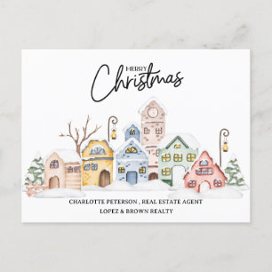 Postal Festiva Navidades inmobiliarios