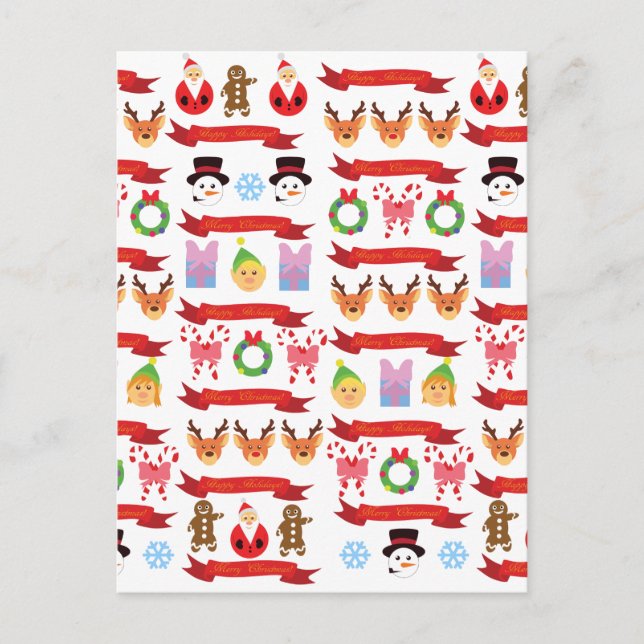 Postal Festiva Navidades inteligentes (Anverso)