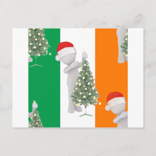 Postal Festiva navidades irlandeses