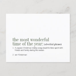 Postal Festiva Navidades La Hora Más Maravillosa Del Año