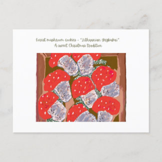 Postal Festiva Navidades lituanos tradiciones