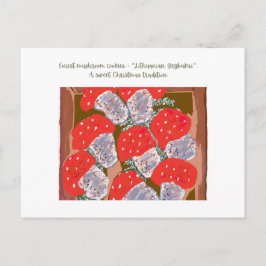 Postal Festiva Navidades lituanos tradiciones