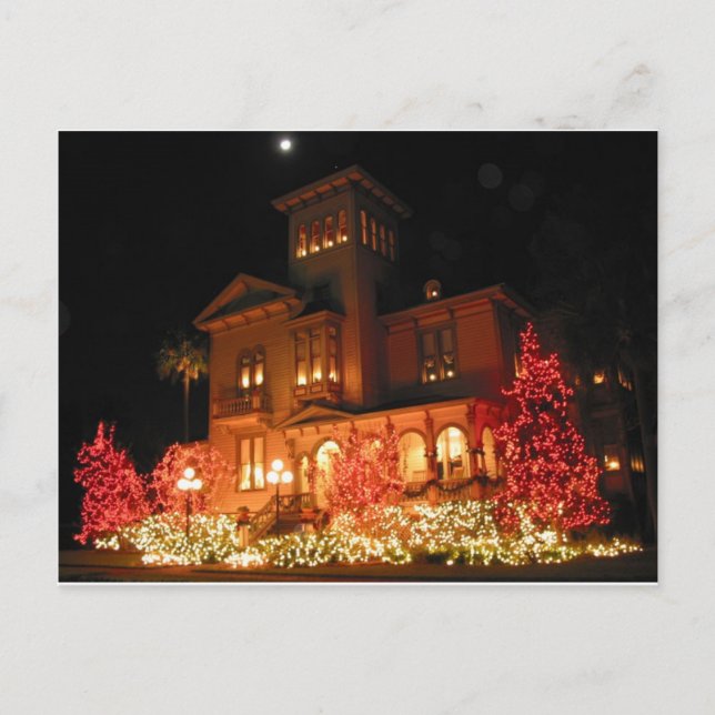Postal Festiva Navidades Lughts House (Anverso)