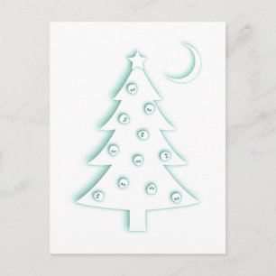Postal Festiva Navidades Macabre Tree