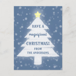 Postal Festiva Navidades magníficos