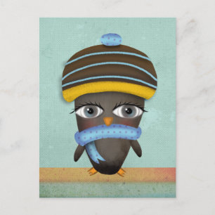 Postal Festiva Navidades masculinos saludando