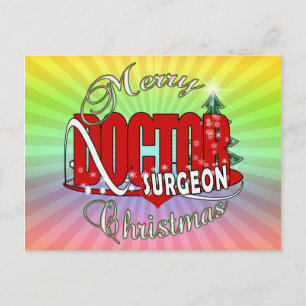 POSTAL FESTIVA NAVIDADES MÉDICA DE CIRUGÍA
