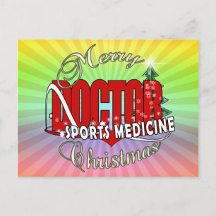 POSTAL FESTIVA NAVIDADES MÉDICA DE MEDICAMENTOS DEPORTIVOS