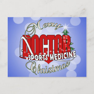 POSTAL FESTIVA NAVIDADES MÉDICA DE MEDICAMENTOS DEPORTIVOS