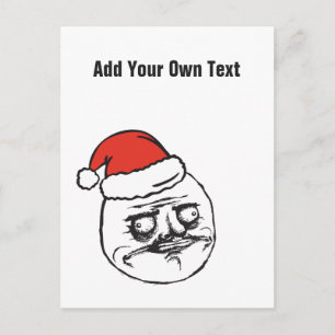 Postal Festiva Navidades Memes Me Gusta Personalizado texto EDITA