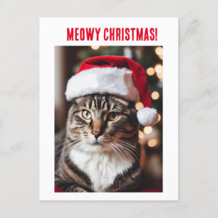 Postal Festiva ¡Navidades Meowy!