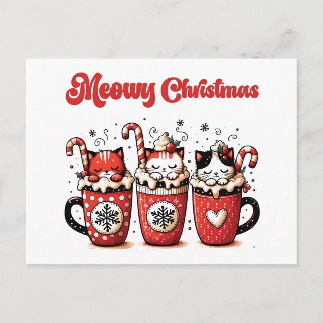 Postal Festiva navidades miedosos (Anverso)