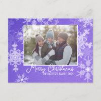Navidades Minimalistas con copos de nieve blancos