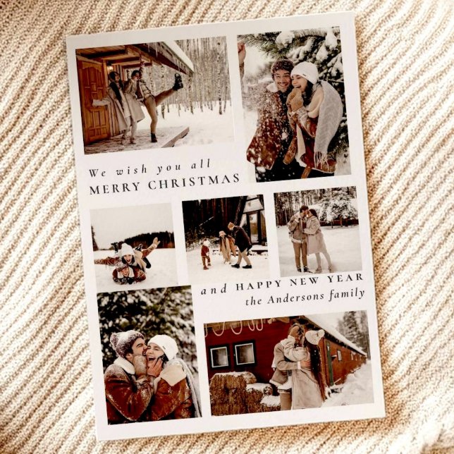 Postal Festiva Navidades modernos de fotografía de moda (Subido por el creador)
