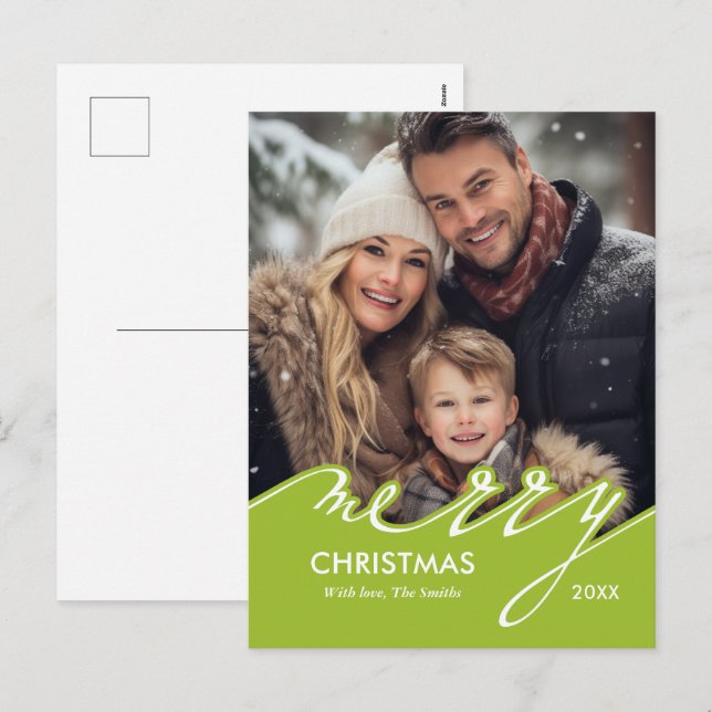 Postal Festiva Navidades muy divertidos (Anverso / Reverso)