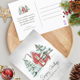 Postal Festiva Navidades Nórdicos de la Selva Pina