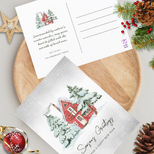 Postal Festiva Navidades Nórdicos de la Selva Pina