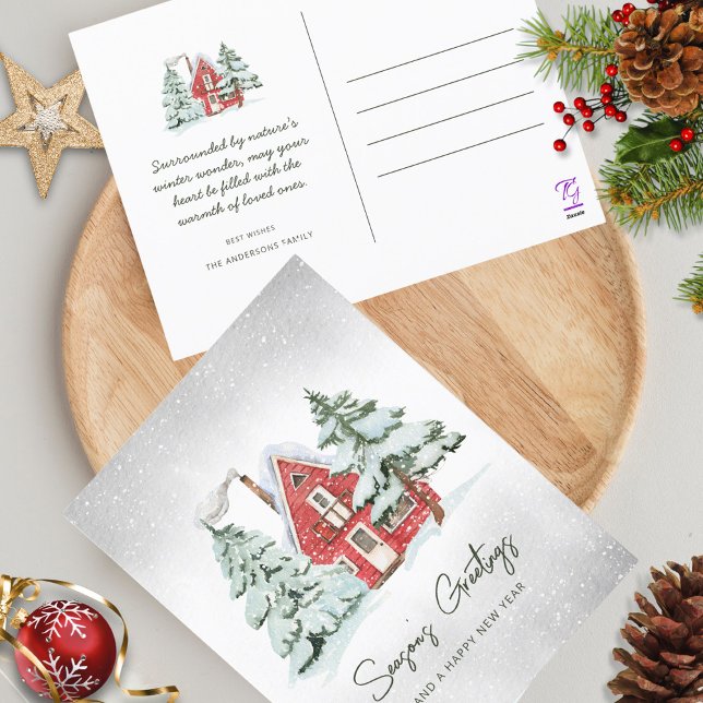 Postal Festiva Navidades Nórdicos de la Selva Pina (Subido por el creador)