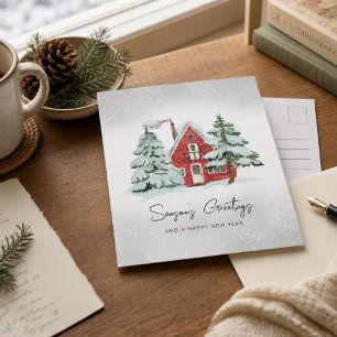 Postal Festiva Navidades Nórdicos de la Selva Pina