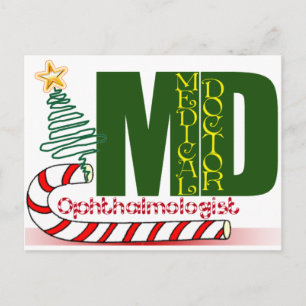 POSTAL FESTIVA NAVIDADES OPHTHALMOLOGISTA