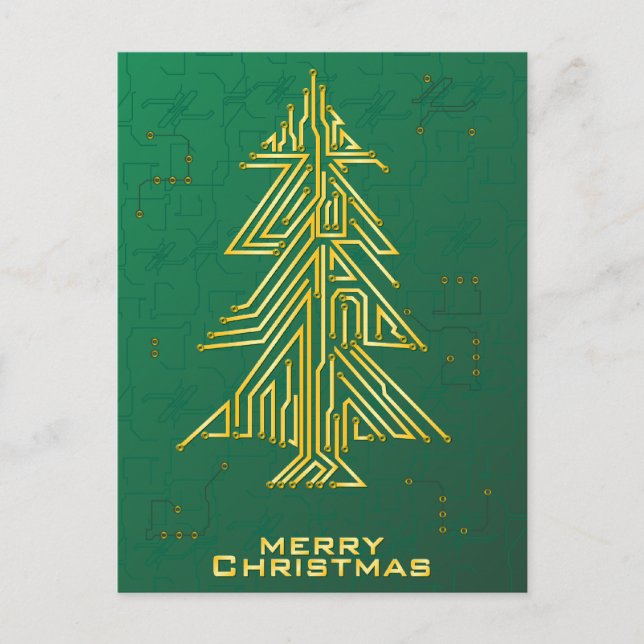 Postal Festiva Navidades para Geeks (Anverso)