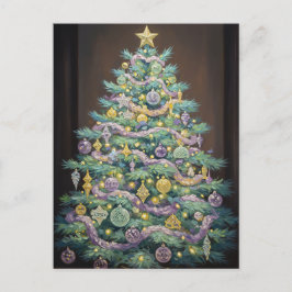 Postal Festiva Navidades Pastel