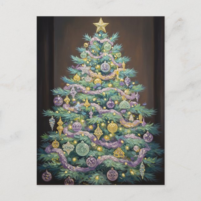 Postal Festiva Navidades Pastel (Anverso)