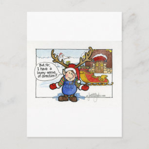 Postal Festiva Navidades "Pero señor" Personalizado No. 2