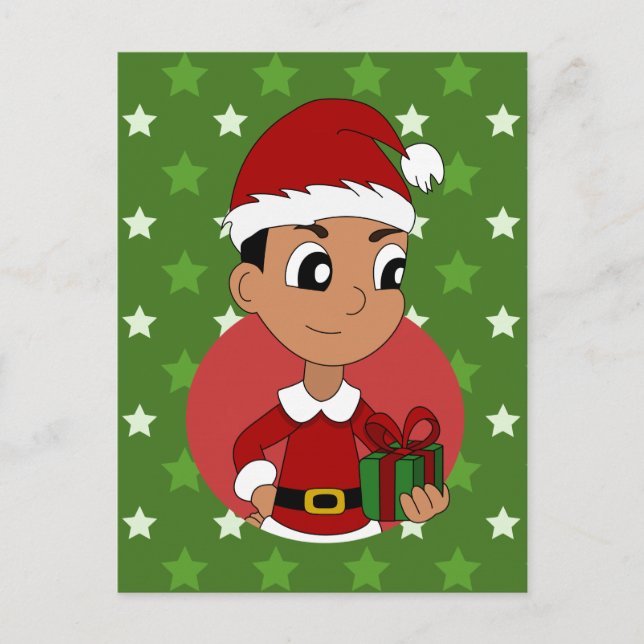 Postal Festiva Navidades personalizado (Anverso)